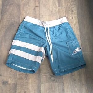NWT PHILADELPHIA EAGLES FOOTBALL NFL TEAM APPAREL LINED SWIMMING TRUNKS MENS L